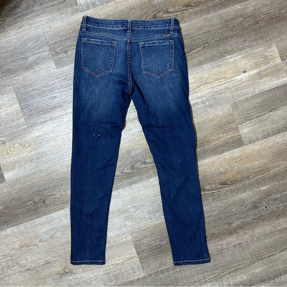 Kancan Jeans Women's 13/30 Mid Rise Destroyed Skinny - Picture 3 of 6